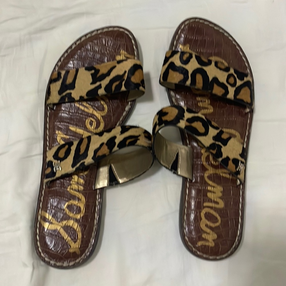 sam edelman leopard sandals
